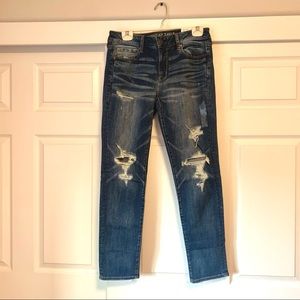 Brand New American Eagle Ripped Skinny Jeans